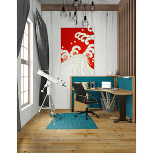 'Wave B' by Zigen Tanabe, Giclee Canvas Wall Art