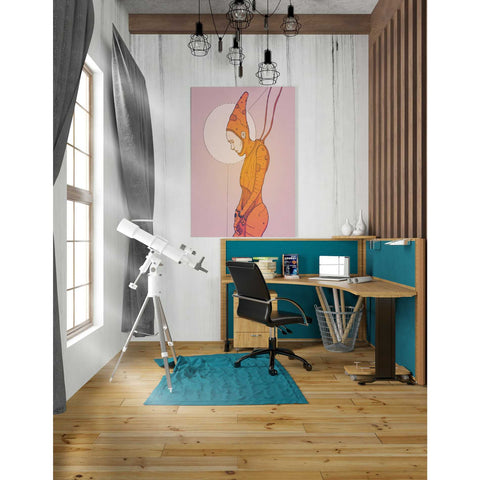 Image of 'Alpha Omega Orange' by Craig Snodgrass, Canvas Wall Art,26 x 40