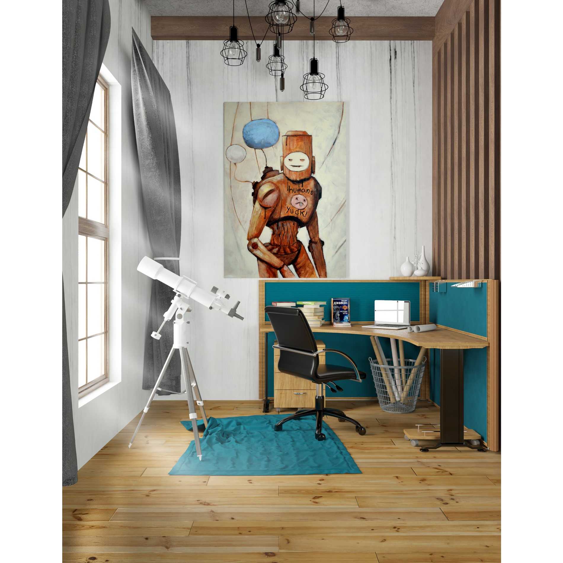 'Humans Yuck!' by Craig Snodgrass, Canvas Wall Art,26 x 40