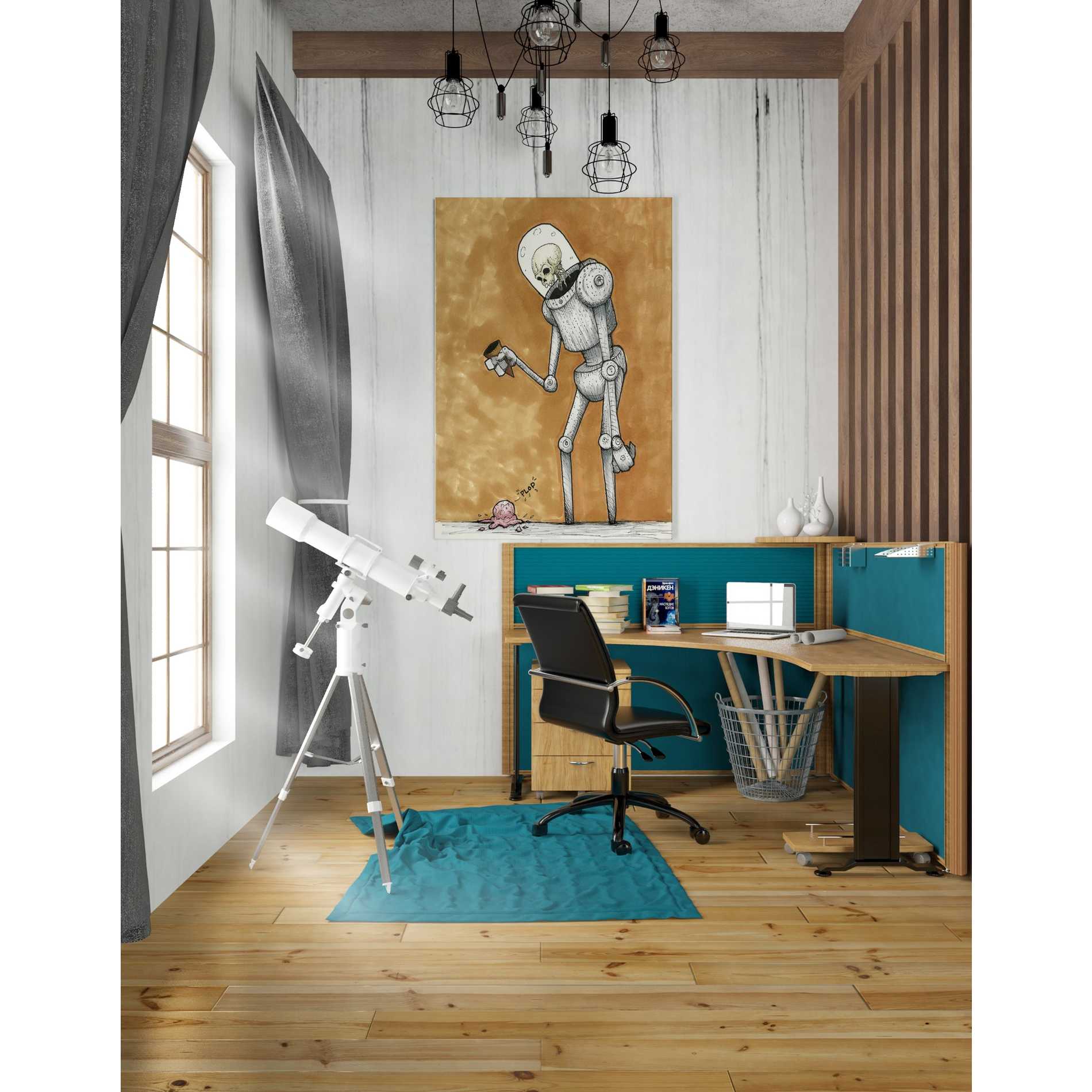 'Puh-lop' by Craig Snodgrass, Canvas Wall Art,26 x 40