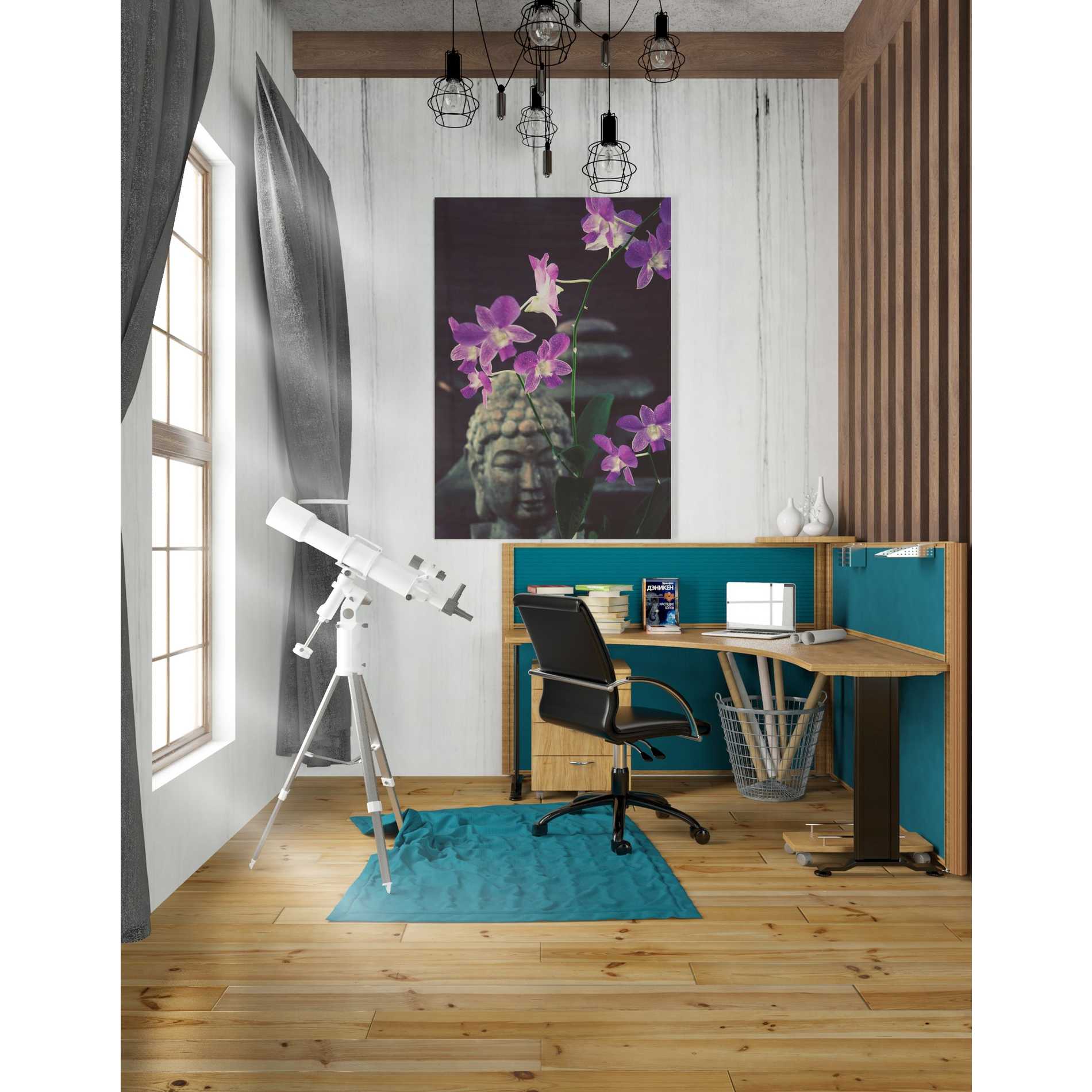 'Zen Purple Orchids' by Elena Ray Canvas Wall Art,26 x 40