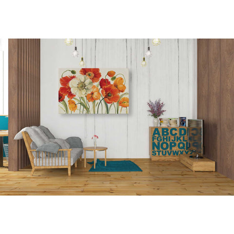Image of 'Poppies Melody I' by Lisa Audit, Canvas Wall Art,,26 x 40