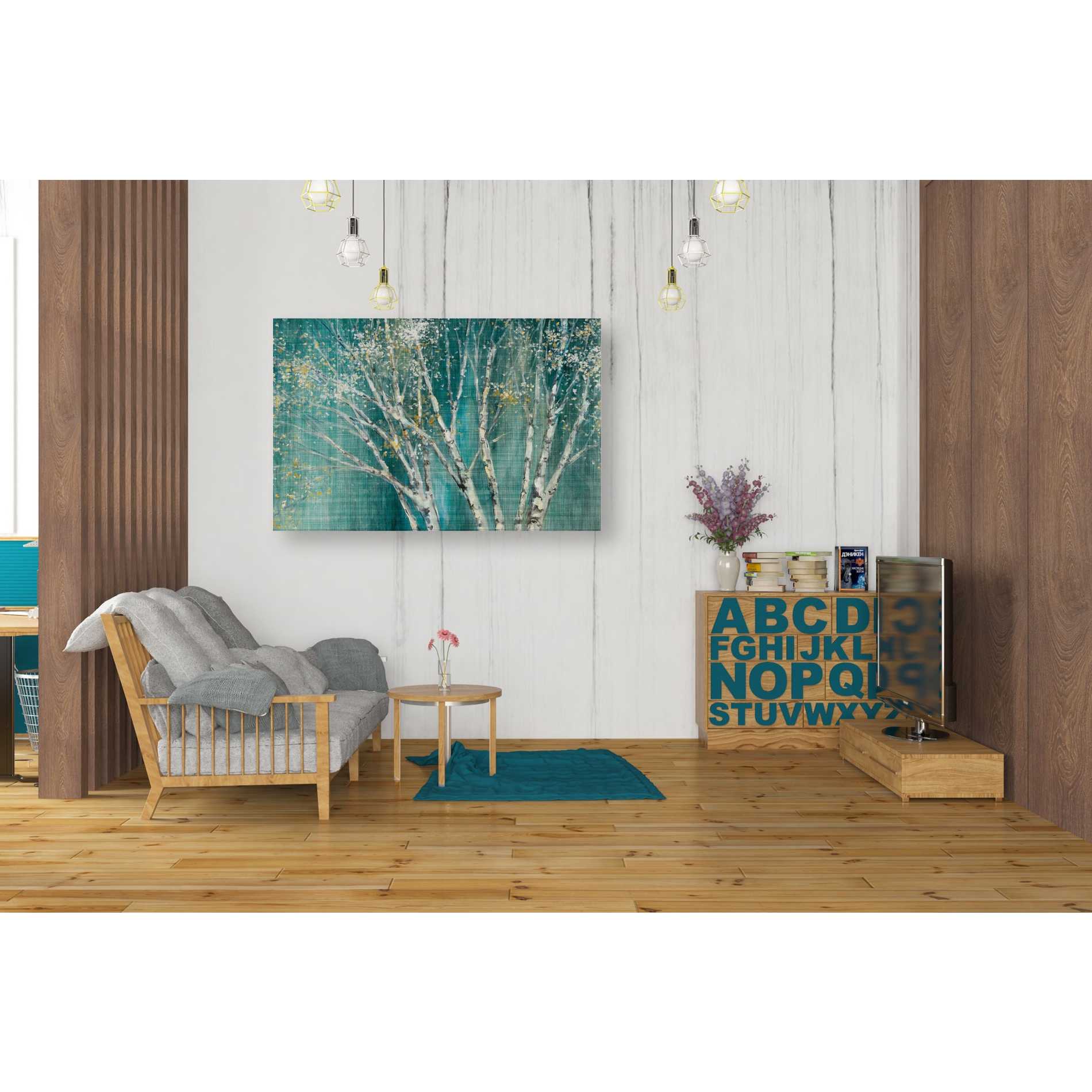 'Blue Birch' by Julia Purinton, Canvas Wall Art,26 x 40