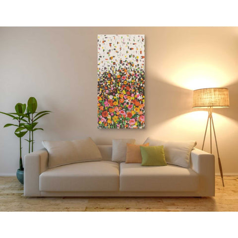 Image of 'Flower Shower' by Wild Apple Portfolio, Canvas Wall Art,30 x 60