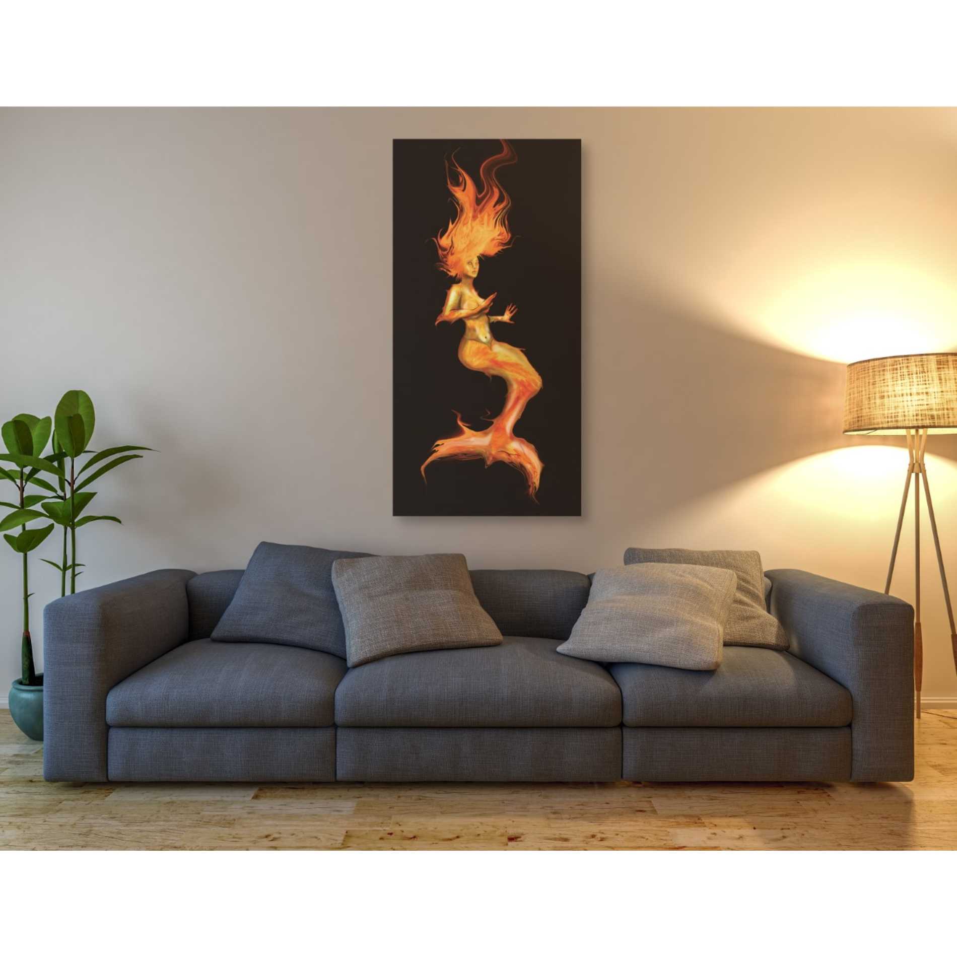 'Siren' by Michael StewArt, Canvas Wall Art,30 x 60