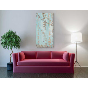 'Trailing Vines III Blue' by Candra Boggs, Canvas Wall Art,30 x 60