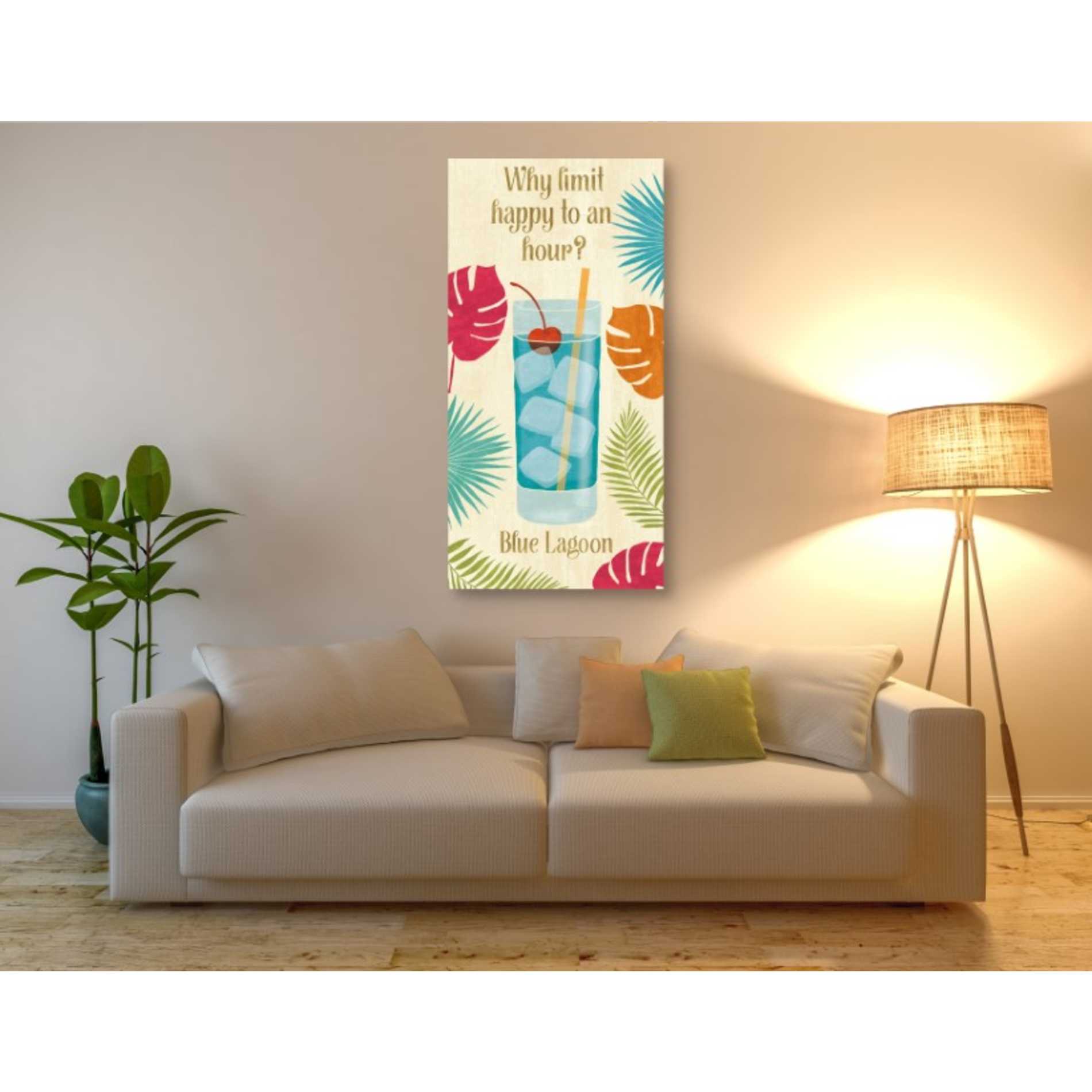 'Exotic Breeze XIV' by Veronique Charron, Canvas Wall Art,30 x 60
