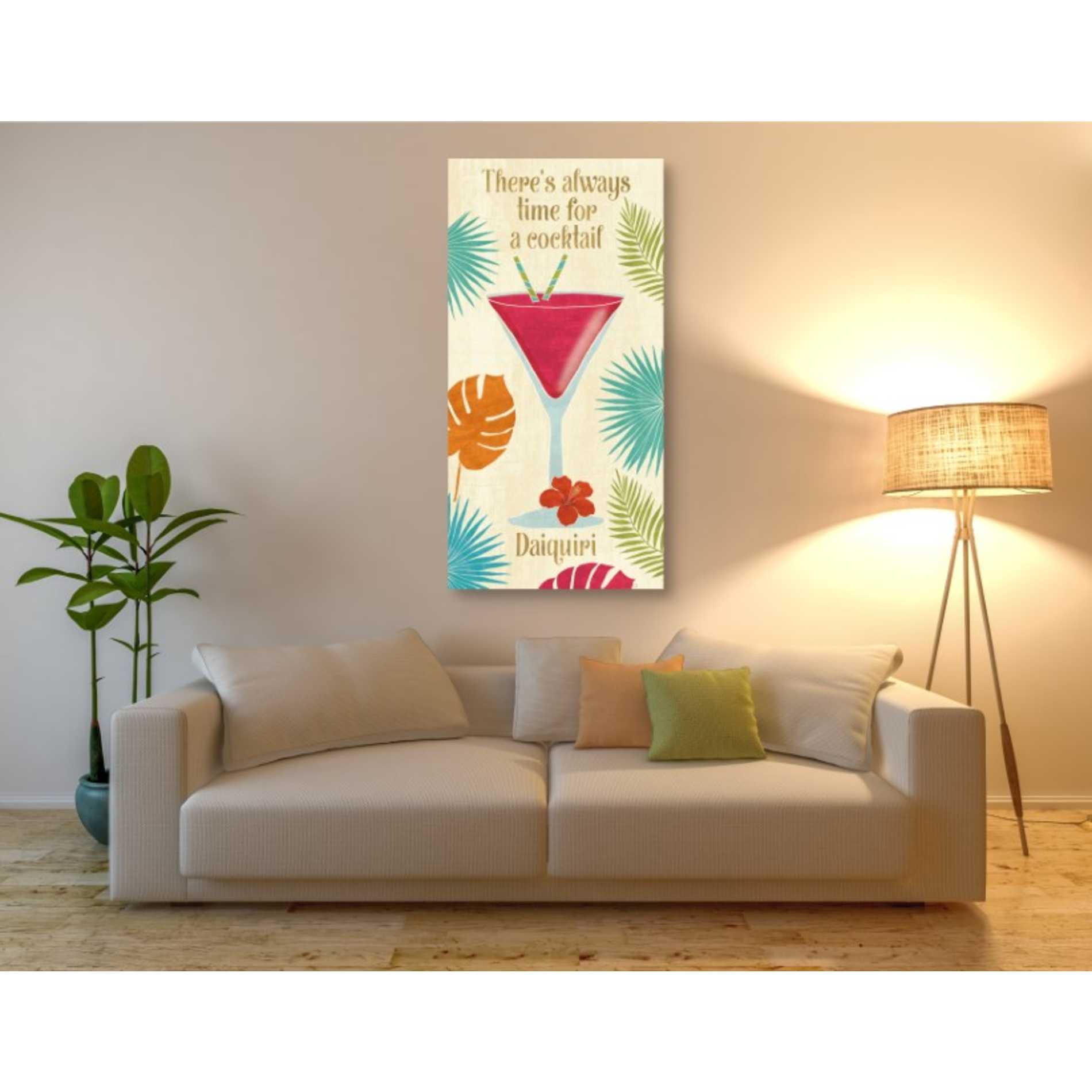 'Exotic Breeze XIII' by Veronique Charron, Canvas Wall Art,30 x 60