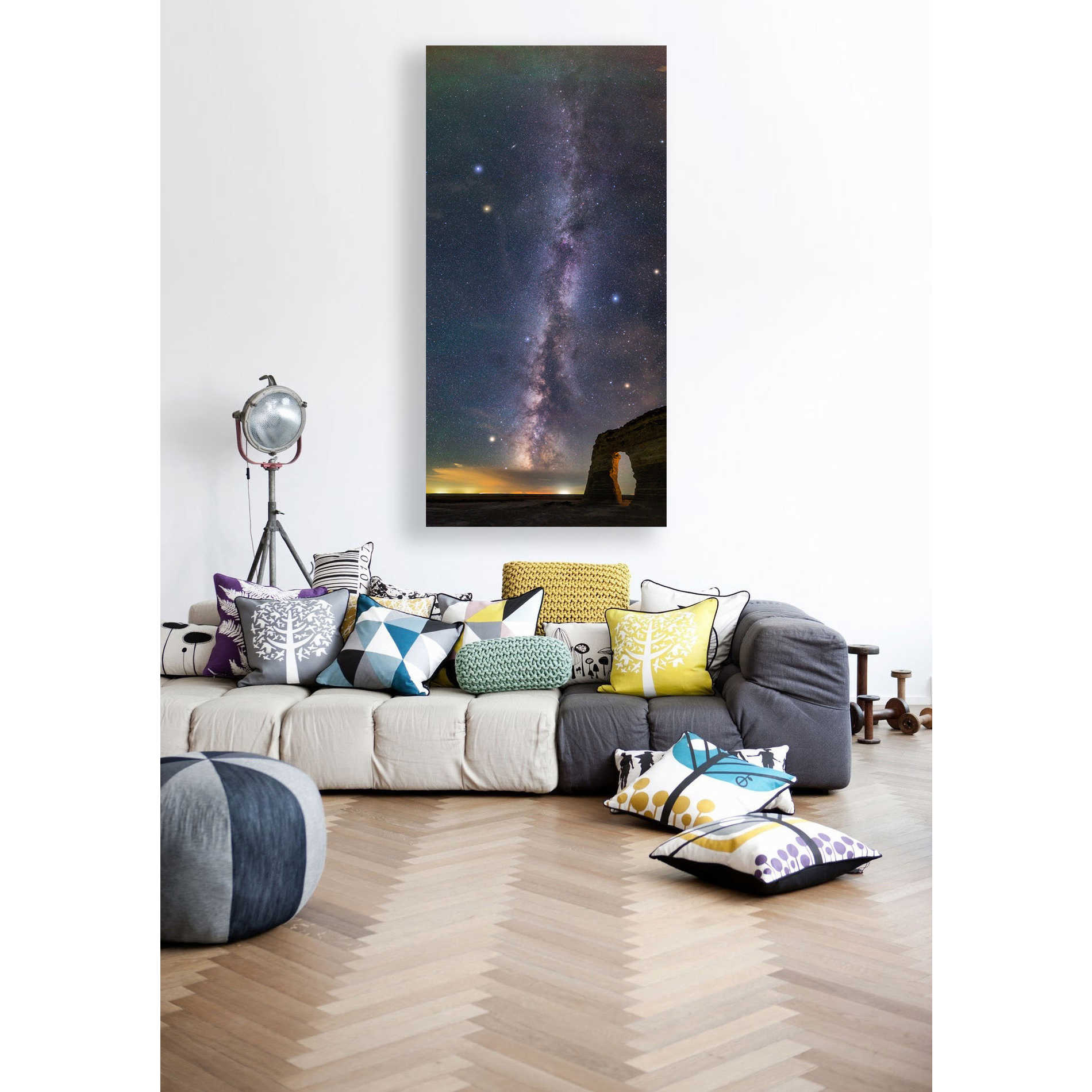 'Milky Way Magic' by Darren White, Canvas Wall Art,30 x 60