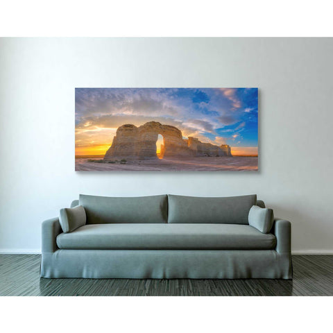 Image of 'Kansas Gold' by Darren White, Canvas Wall Art,30 x 60