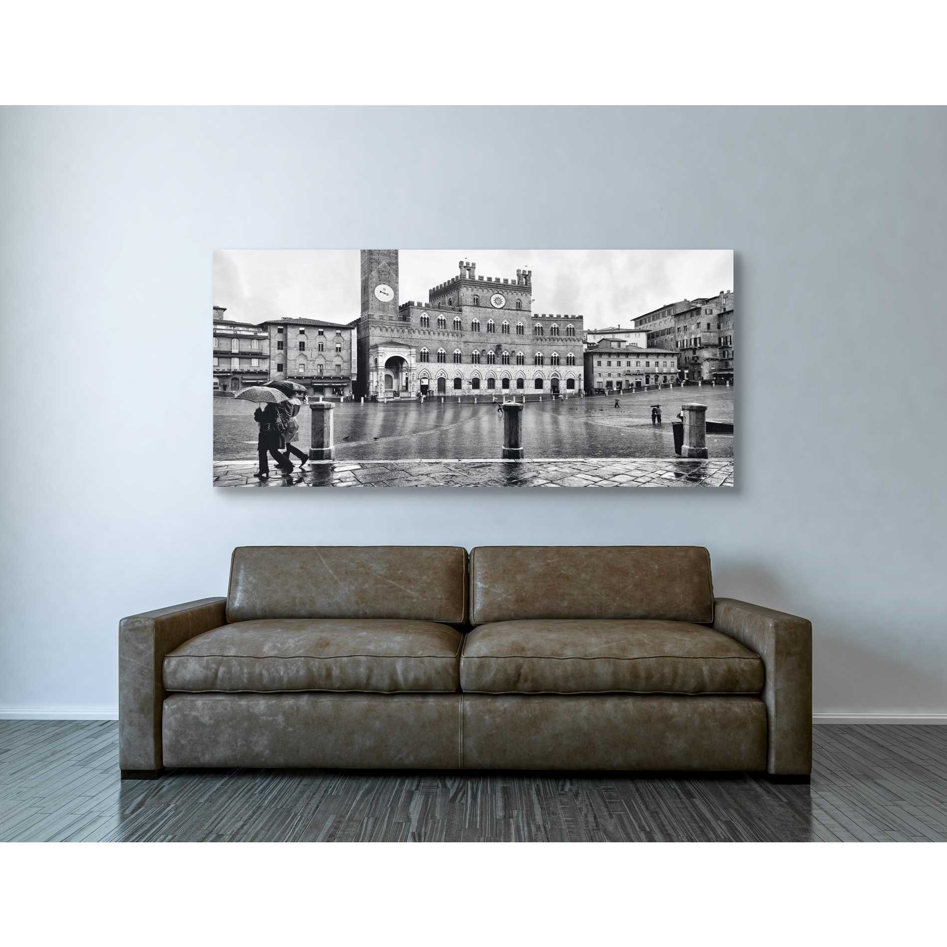 'At Main Square,' Canvas Wall Art,30 x 60