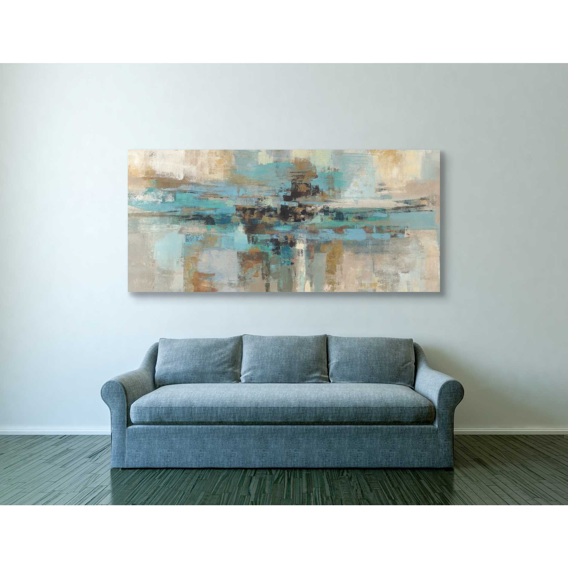 'Morning Fjord' by Silvia Vassileva, Canvas Wall Art,30 x 60