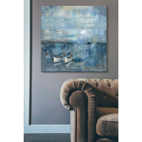 Image of 'Two Boats' by Silvia Vassileva, Canvas Wall Art,37 x 37