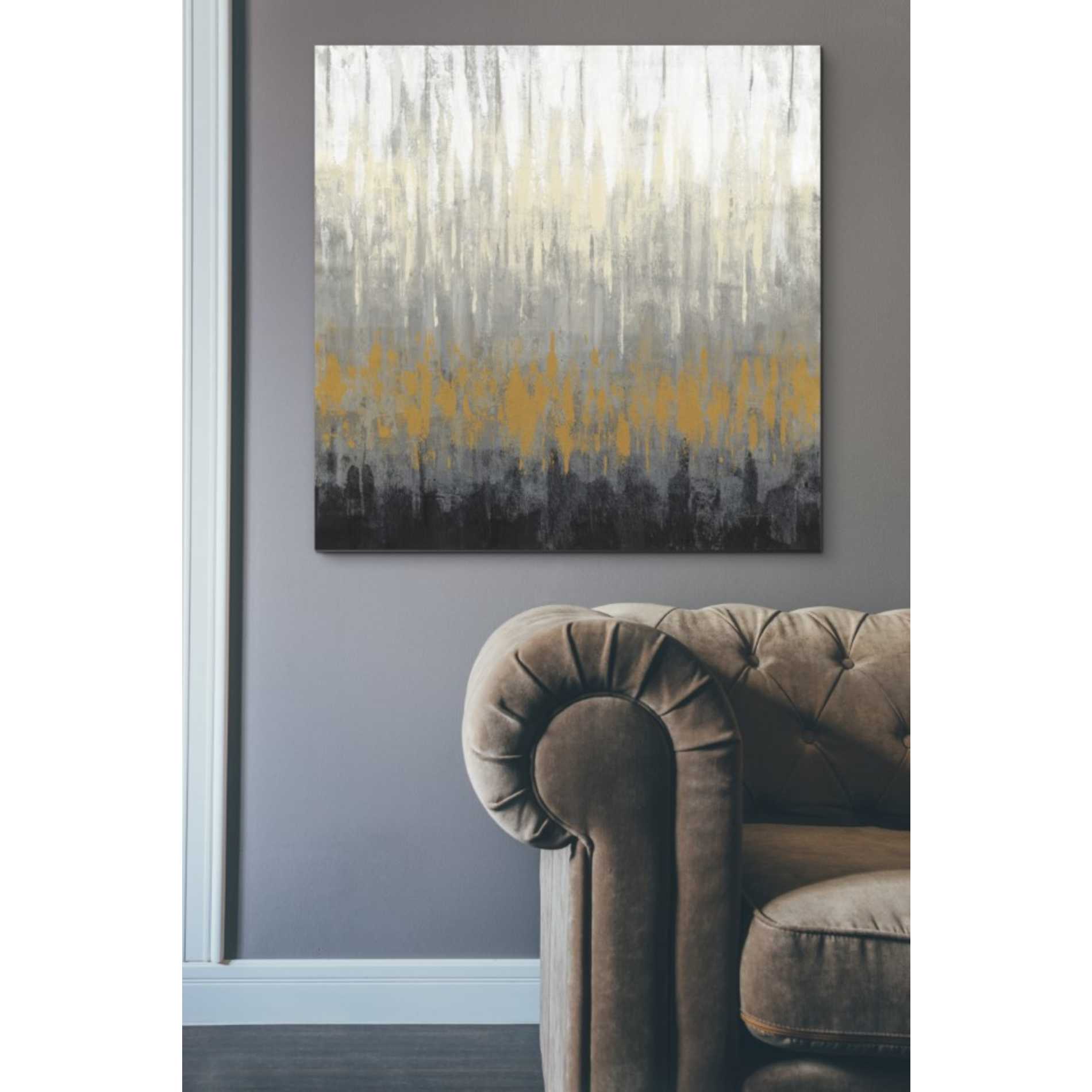 'Rain On The Asphalt' by Silvia Vassileva, Canvas Wall Art,37 x 37