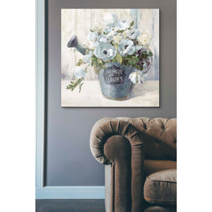 'Garden Blooms II Blue Crop' by Danhui Nai, Canvas Wall Art,37 x 37
