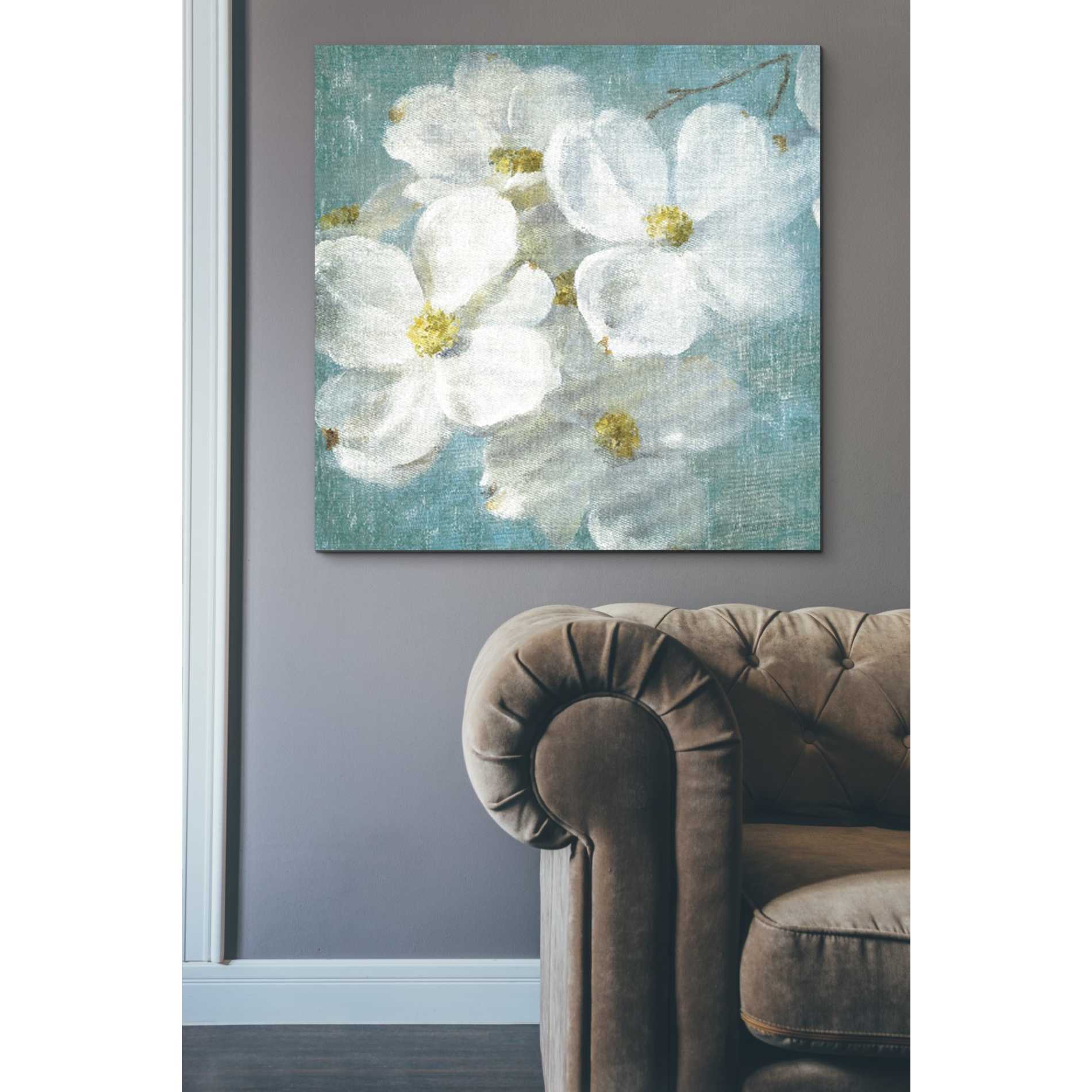 'Indiness Blossom Square Vintage II' by Danhui Nai, Canvas Wall Art,37 x 37