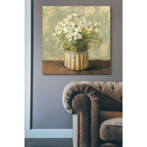 'Hatbox Freesia' by Danhui Nai, Canvas Wall Art,37 x 37