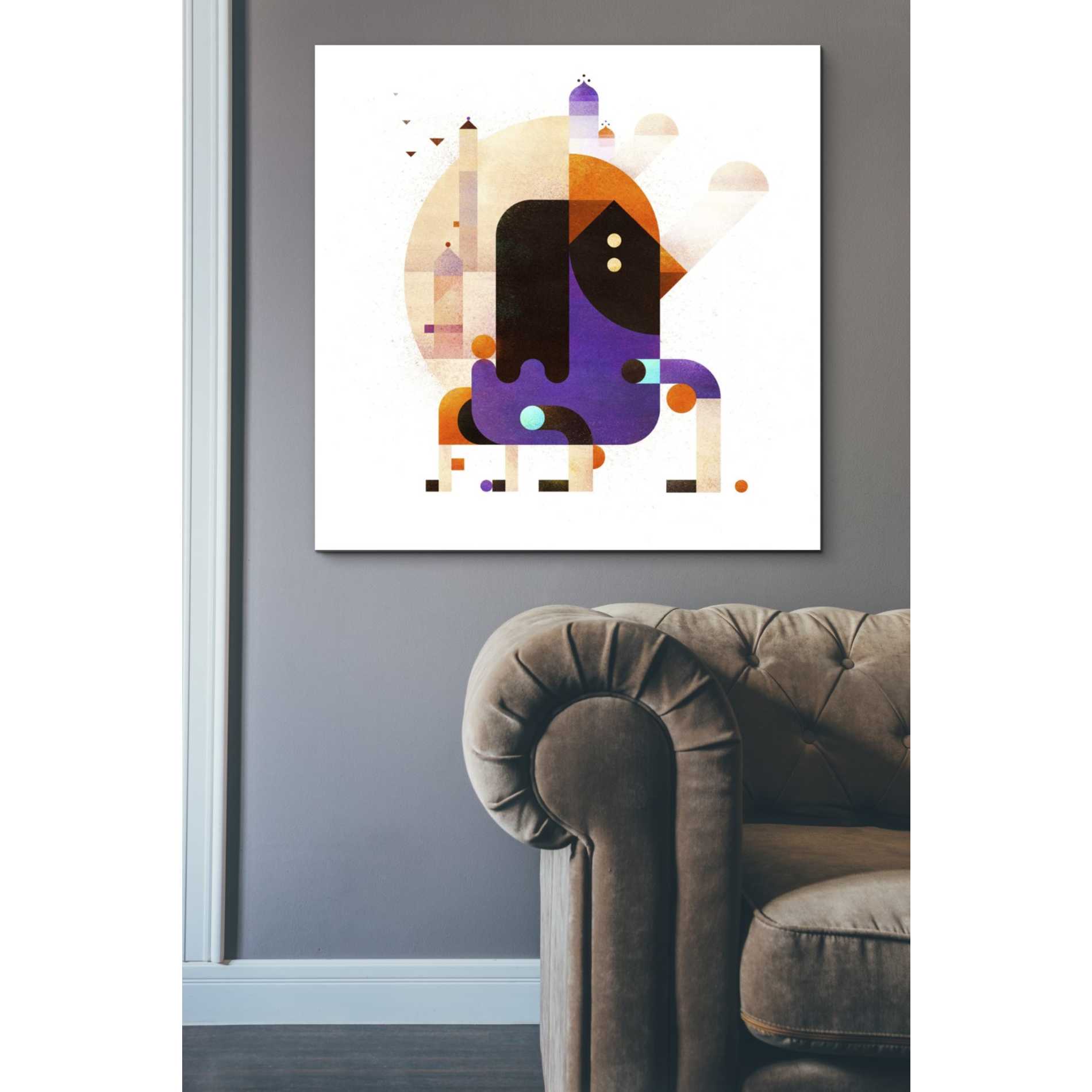 'Waiting for Tomorrow' by Antony Squizzato, Canvas Wall Art,37 x 37