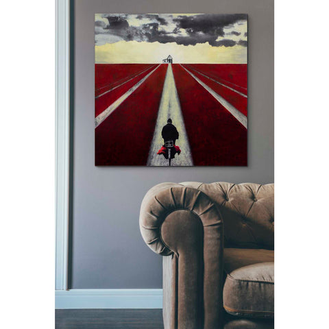 Image of 'WE'LL MEET AGAIN' by DB Waterman, Canvas Wall Art,37 x 37