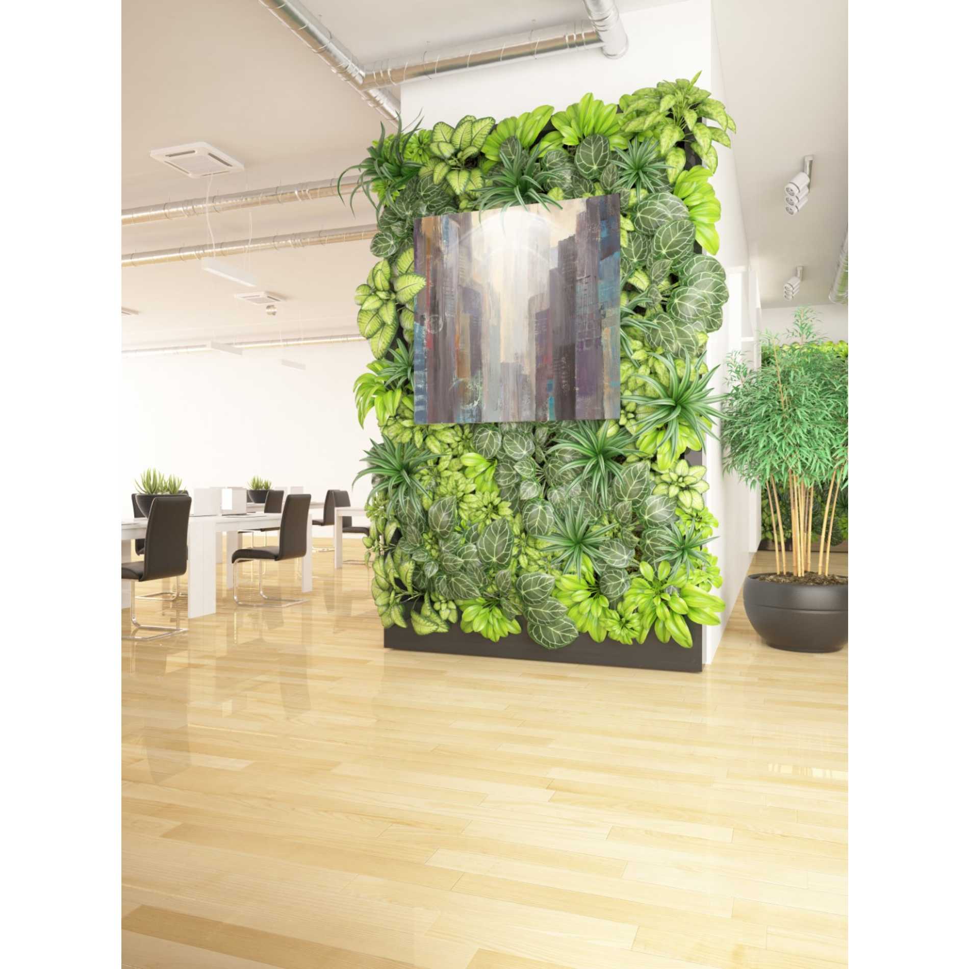 'City at Dawn' by Albena Hristova, Canvas Wall Art,37 x 37