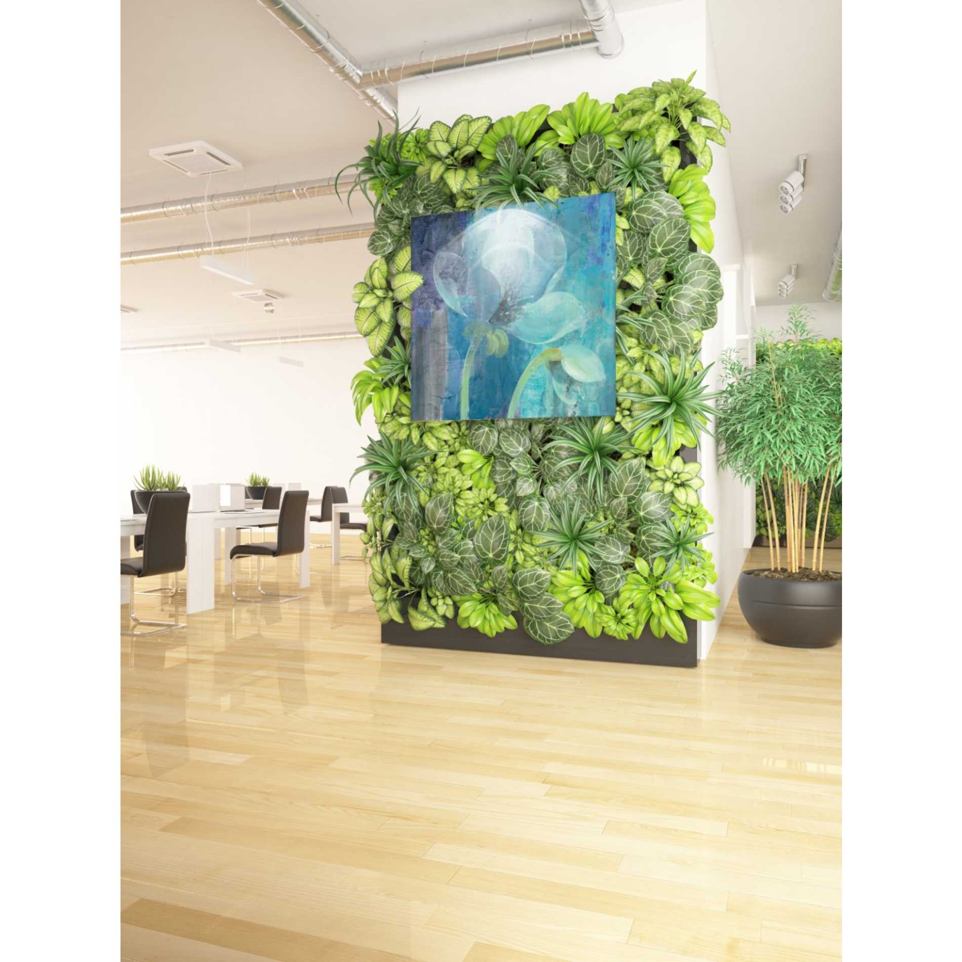 'Moonlight Garden' by Albena Hristova, Canvas Wall Art,37 x 37