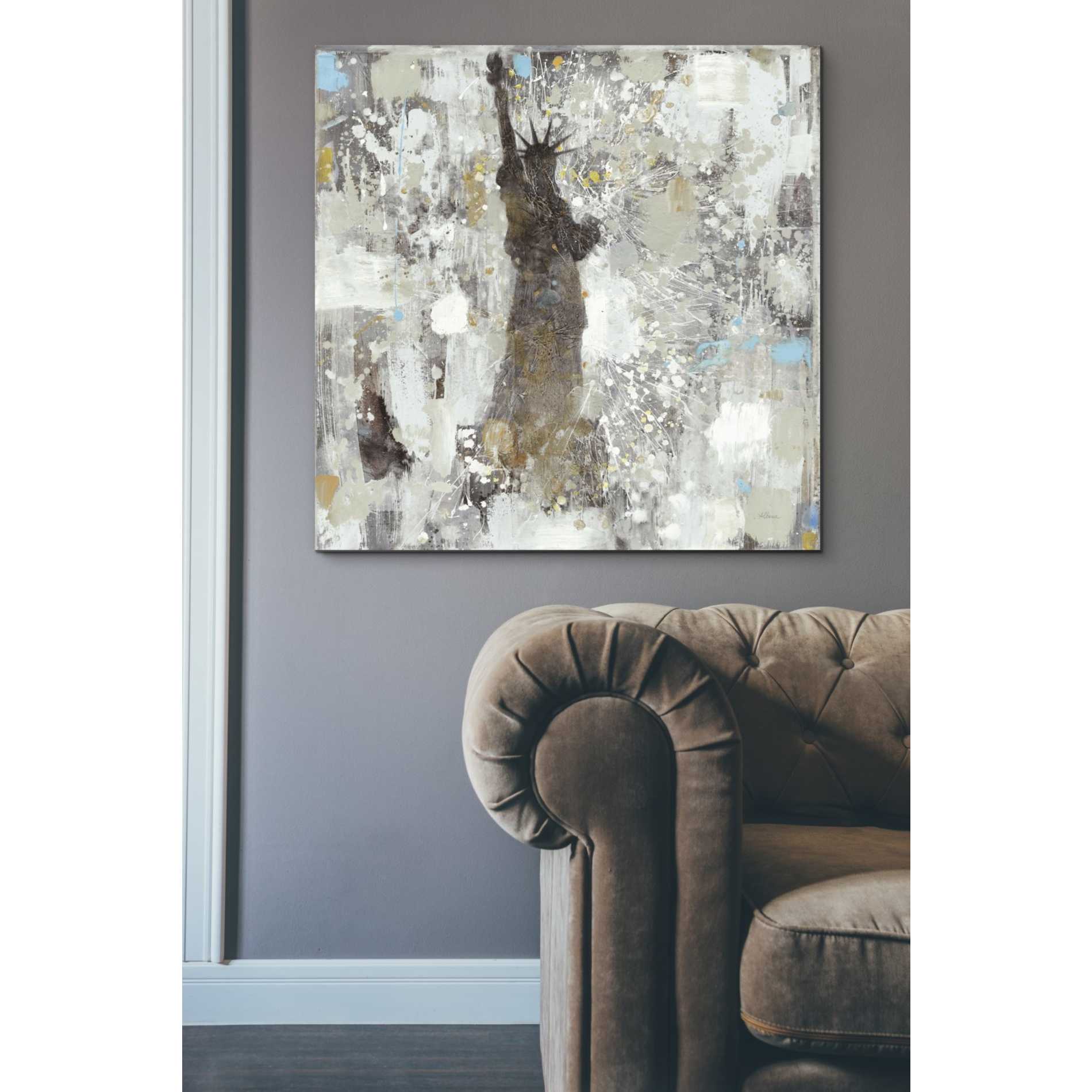 'Statue of Liberty Neutral' by Albena Hristova, Canvas Wall Art,37 x 37