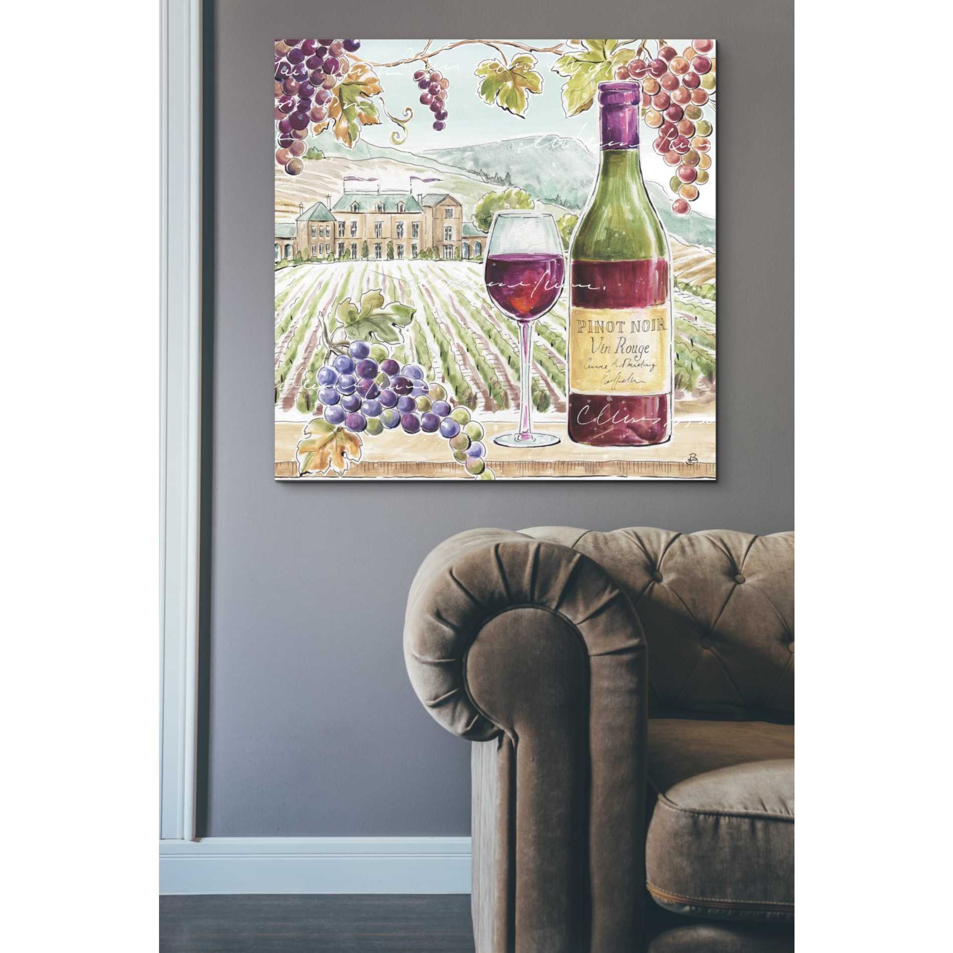 'Wine Country IV' by Daphne Brissonet, Canvas Wall Art,37 x 37