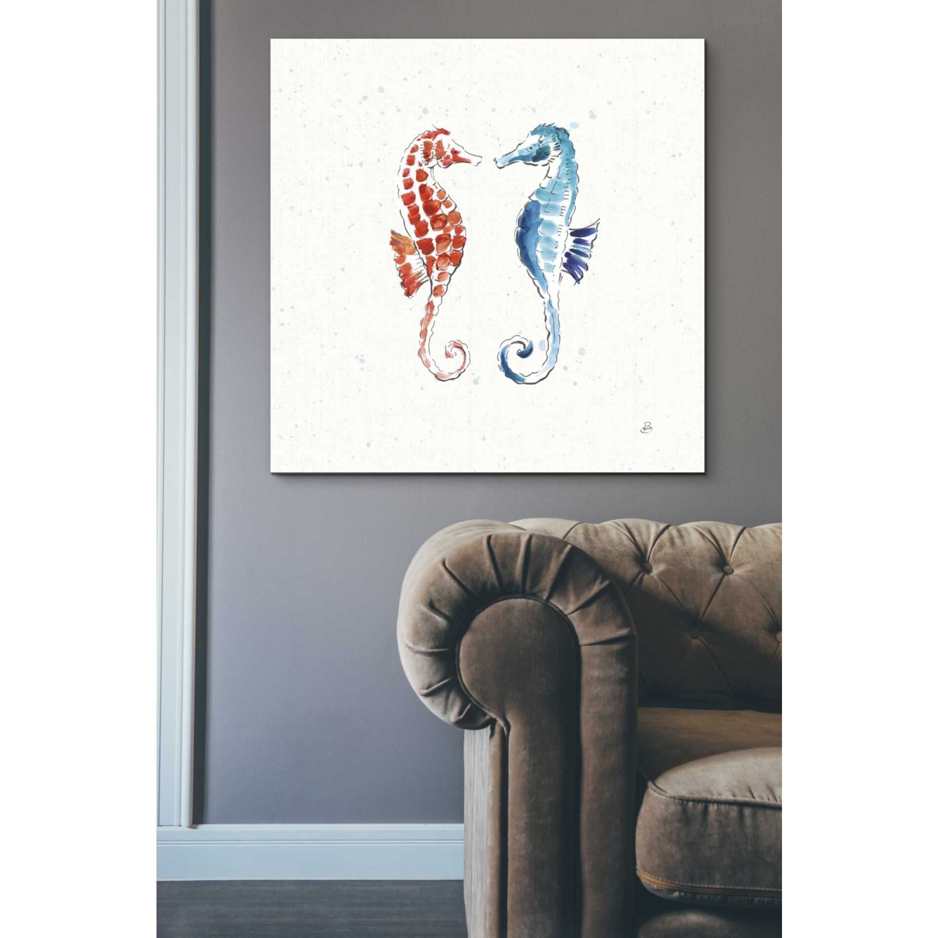 'Maritime IX' by Daphne Brissonet, Canvas Wall Art,37 x 37