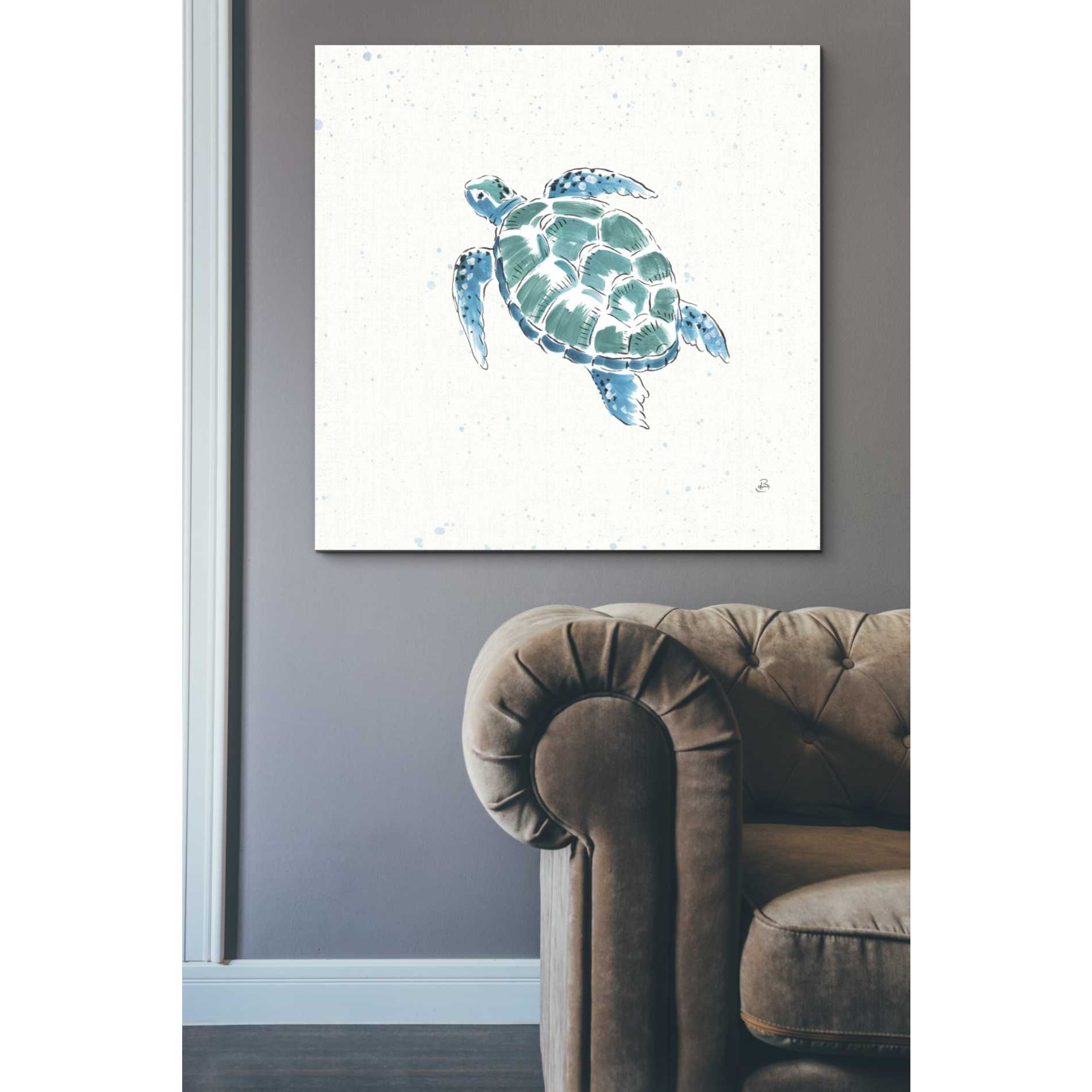 'Maritime VII' by Daphne Brissonet, Canvas Wall Art,37 x 37