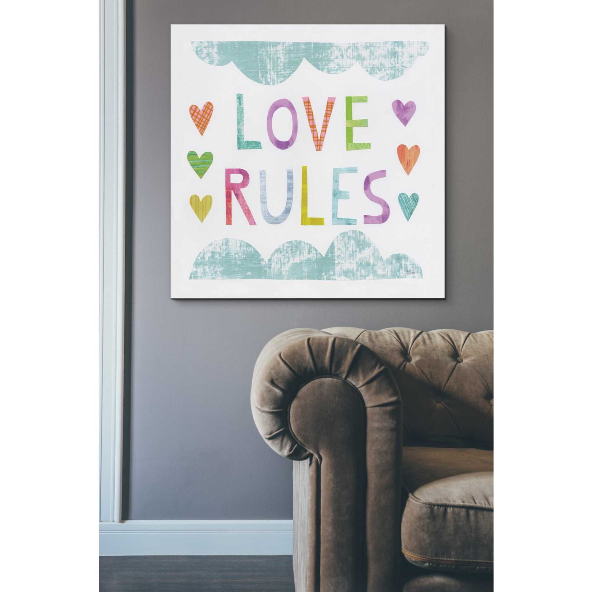 'Unicorn Magic III' by Melissa Averinos, Canvas Wall Art,37 x 37