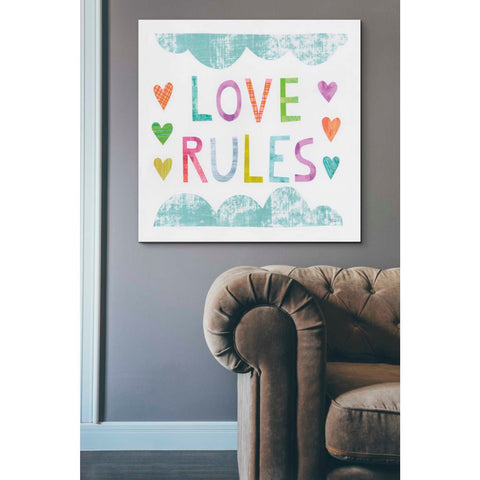 Image of 'Unicorn Magic III' by Melissa Averinos, Canvas Wall Art,37 x 37