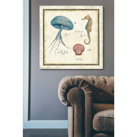 Image of 'Oceanography III' by Daphne Brissonet, Canvas Wall Art,37 x 37