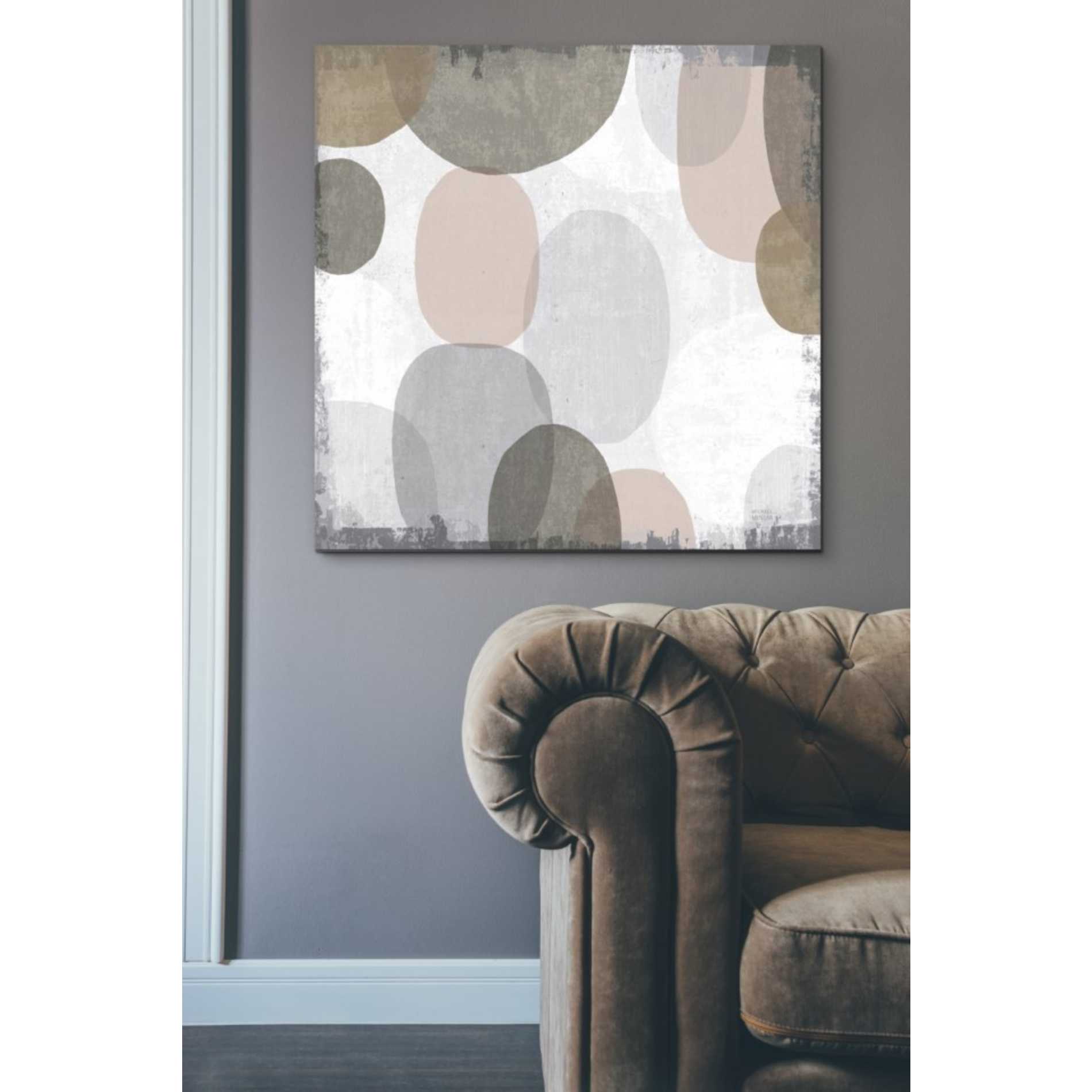 'Pastel Drips II' by Michael Mullan, Canvas Wall Art,37 x 37