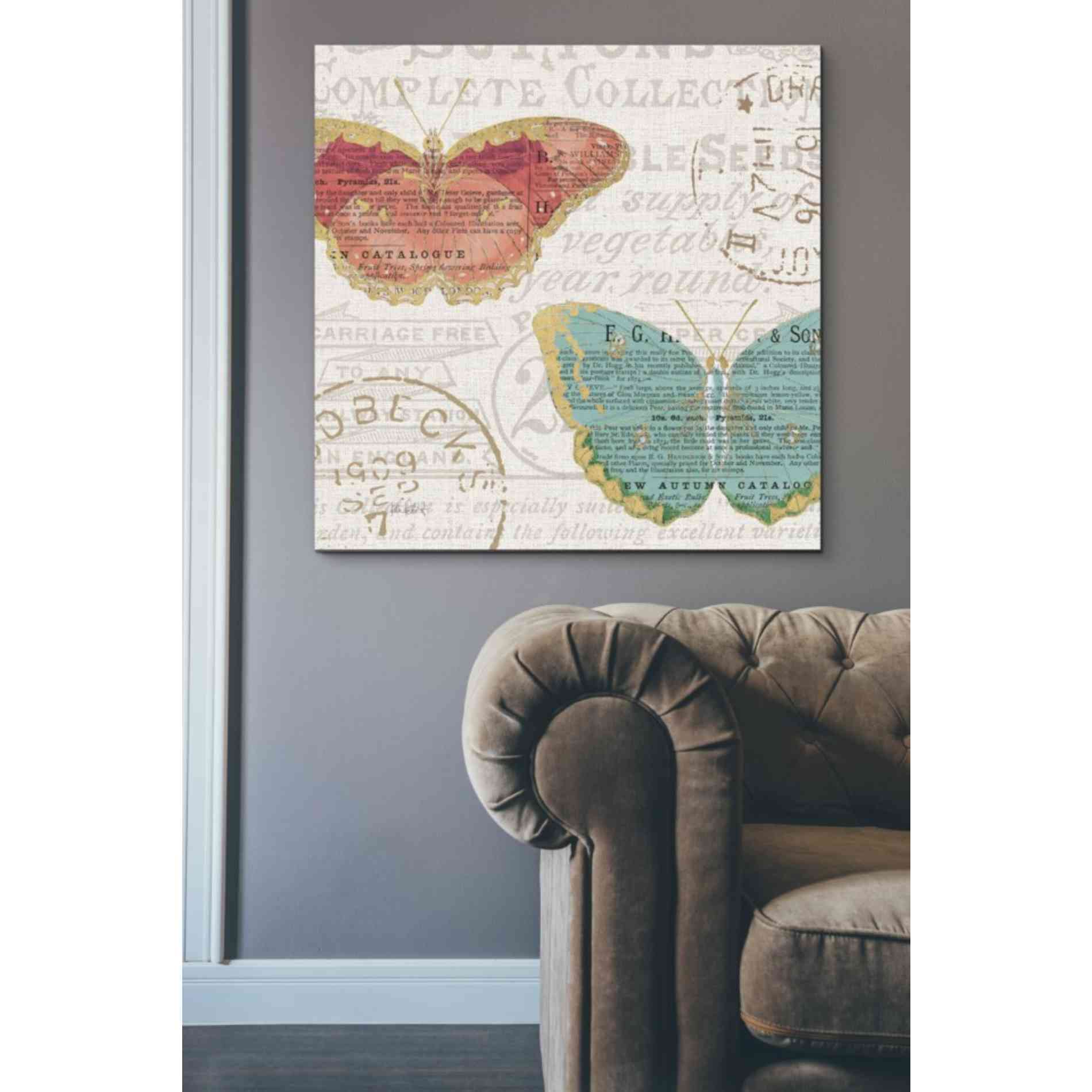 'Bookshelf Botanical VII' by Katie Pertiet, Canvas Wall Art,37 x 37