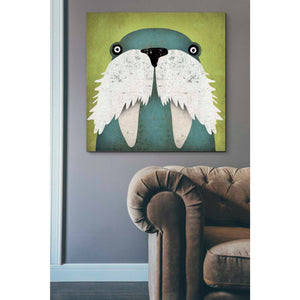 'Walrus' by Ryan Fowler, Canvas Wall Art,37 x 37