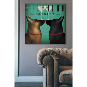 'Double Shepherd Martini' by Ryan Fowler, Canvas Wall Art,37 x 37
