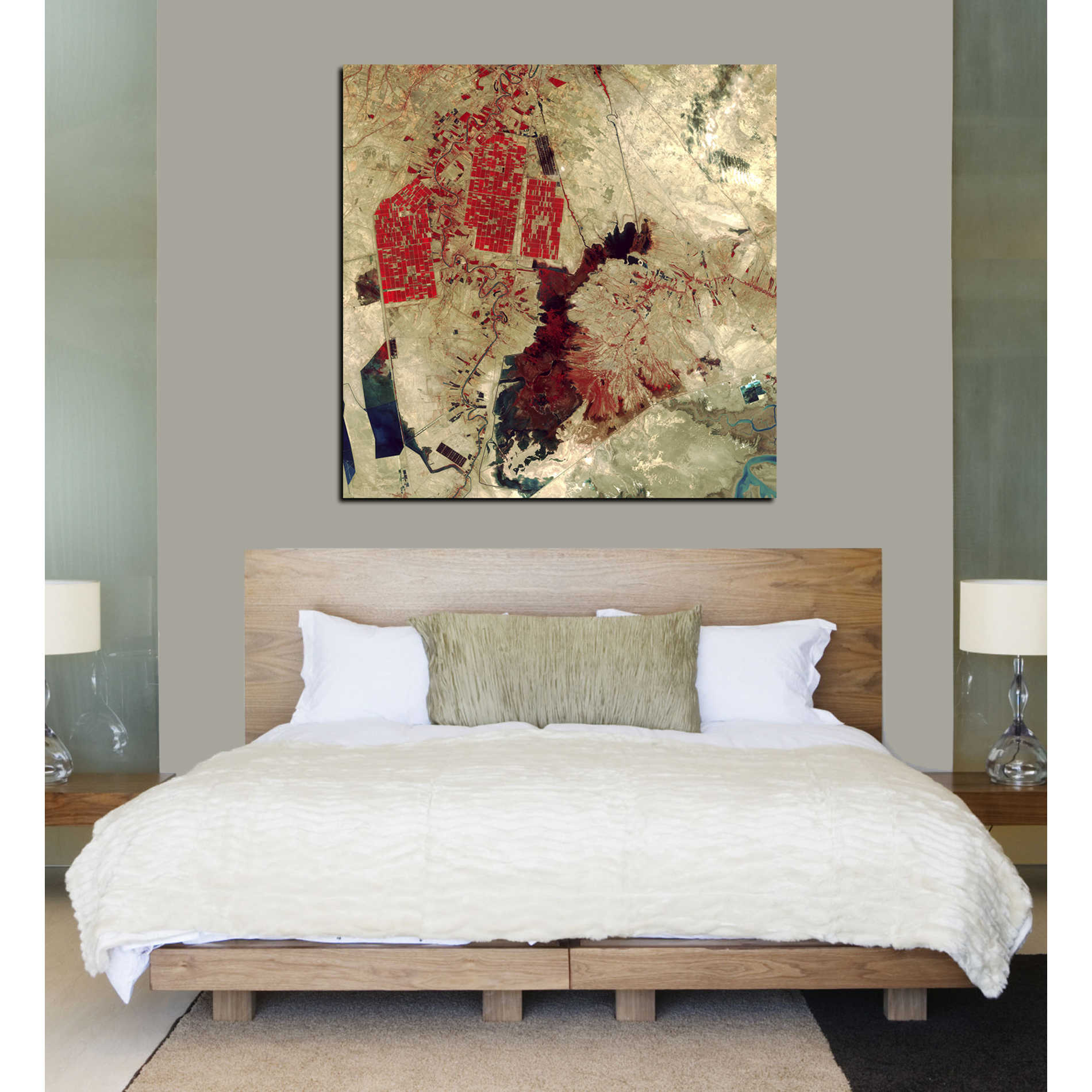 'Earth As Art: Sloppy Paint Job' Canvas Wall Art,37 x 37