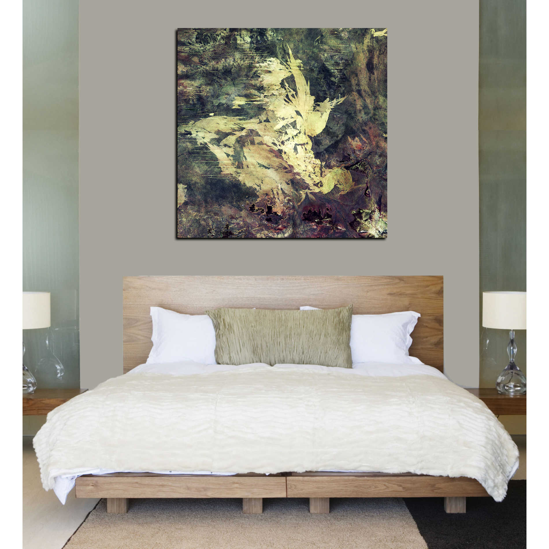 'Earth As Art: Sandy Scars' Canvas Wall Art,37 x 37