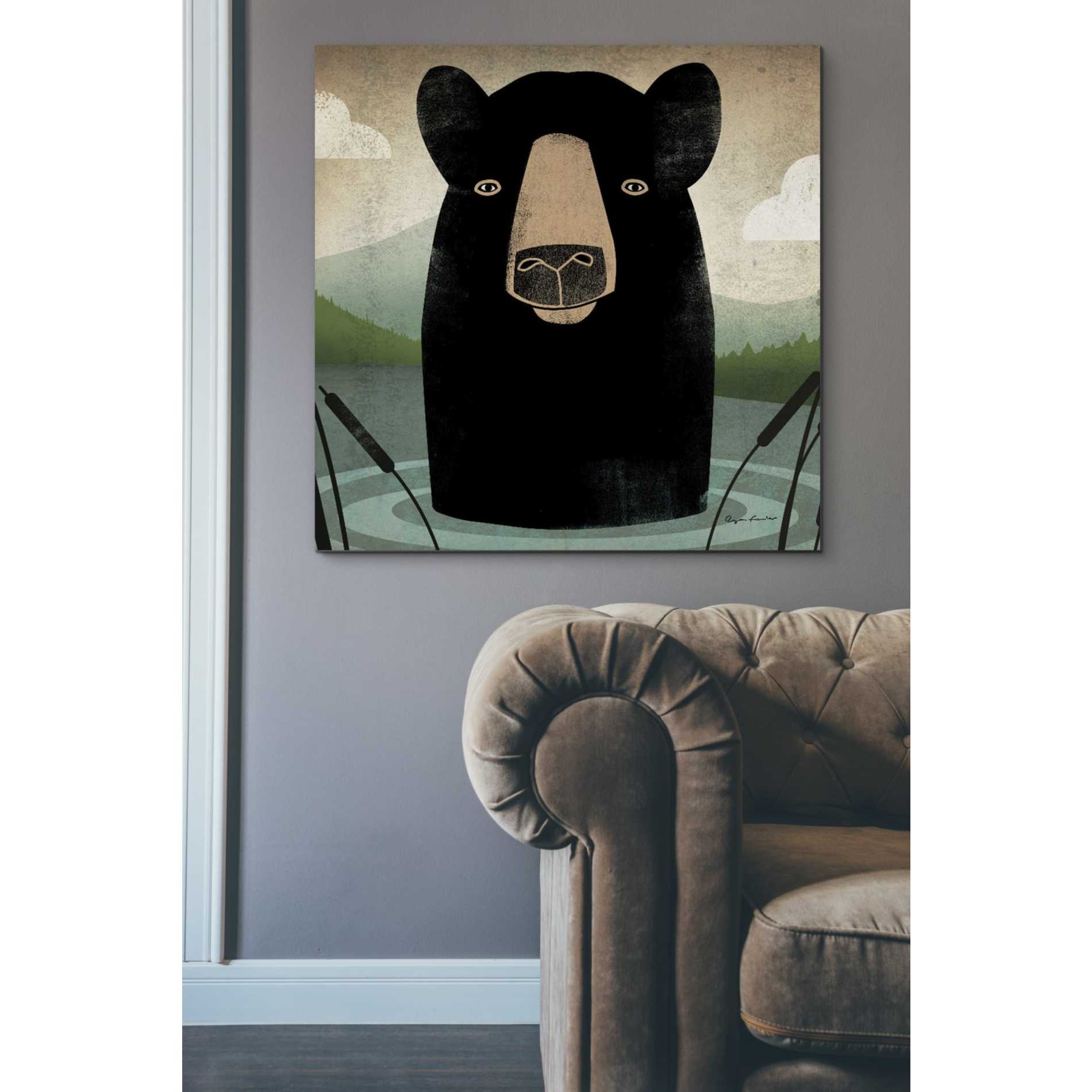 'Skinny Dip Crop' by Ryan Fowler, Canvas Wall Art,37 x 37