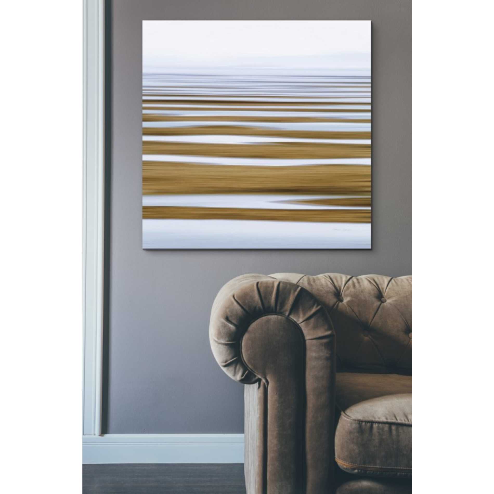 'Sand Flats in Fog' by Katherine Gendreau, Giclee Canvas Wall Art