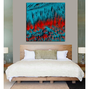 'Earth As Art: Eerie Cloud Shadows' Canvas Wall Art,37 x 37