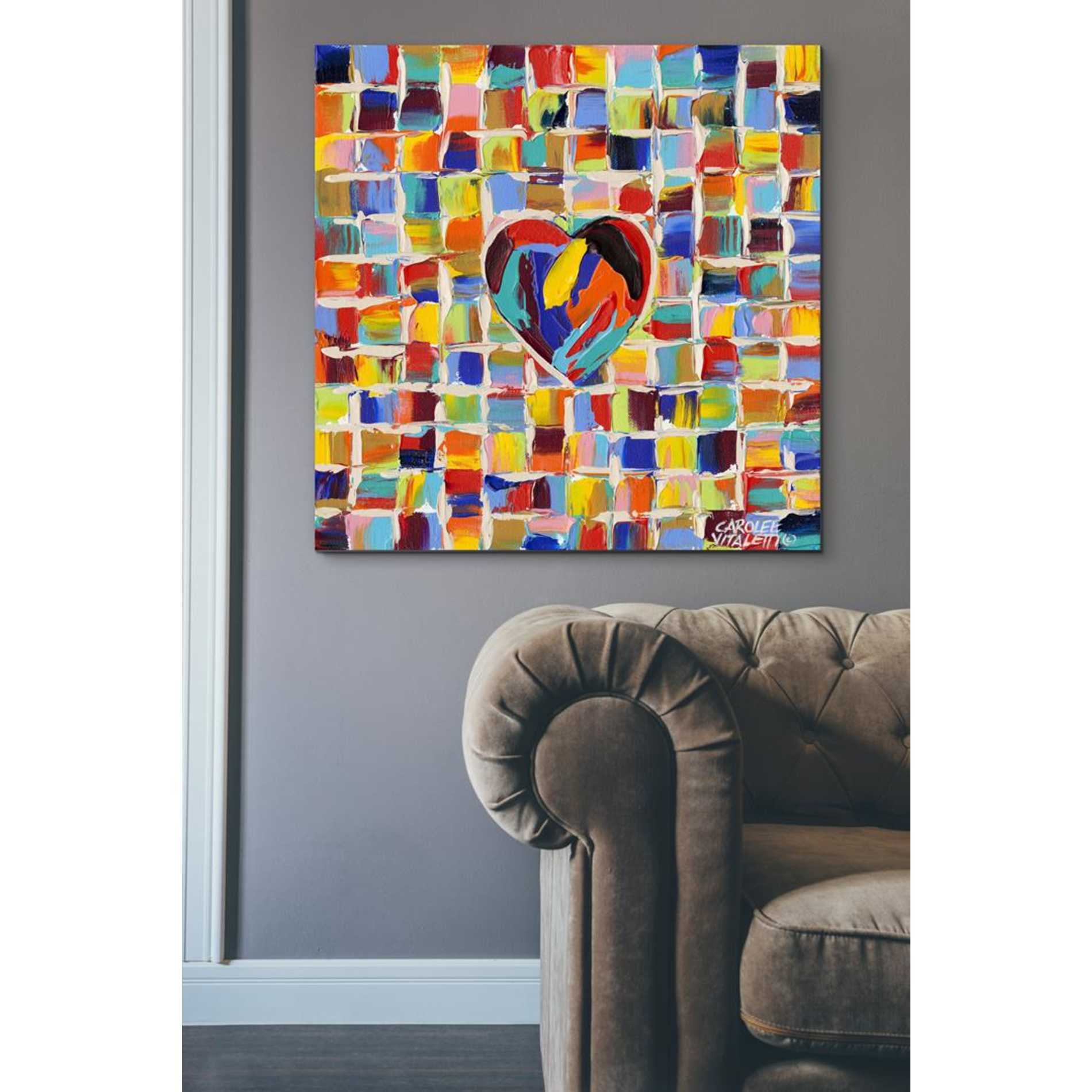 'Love of Color II' by Carolee Vitaletti Giclee Canvas Wall Art