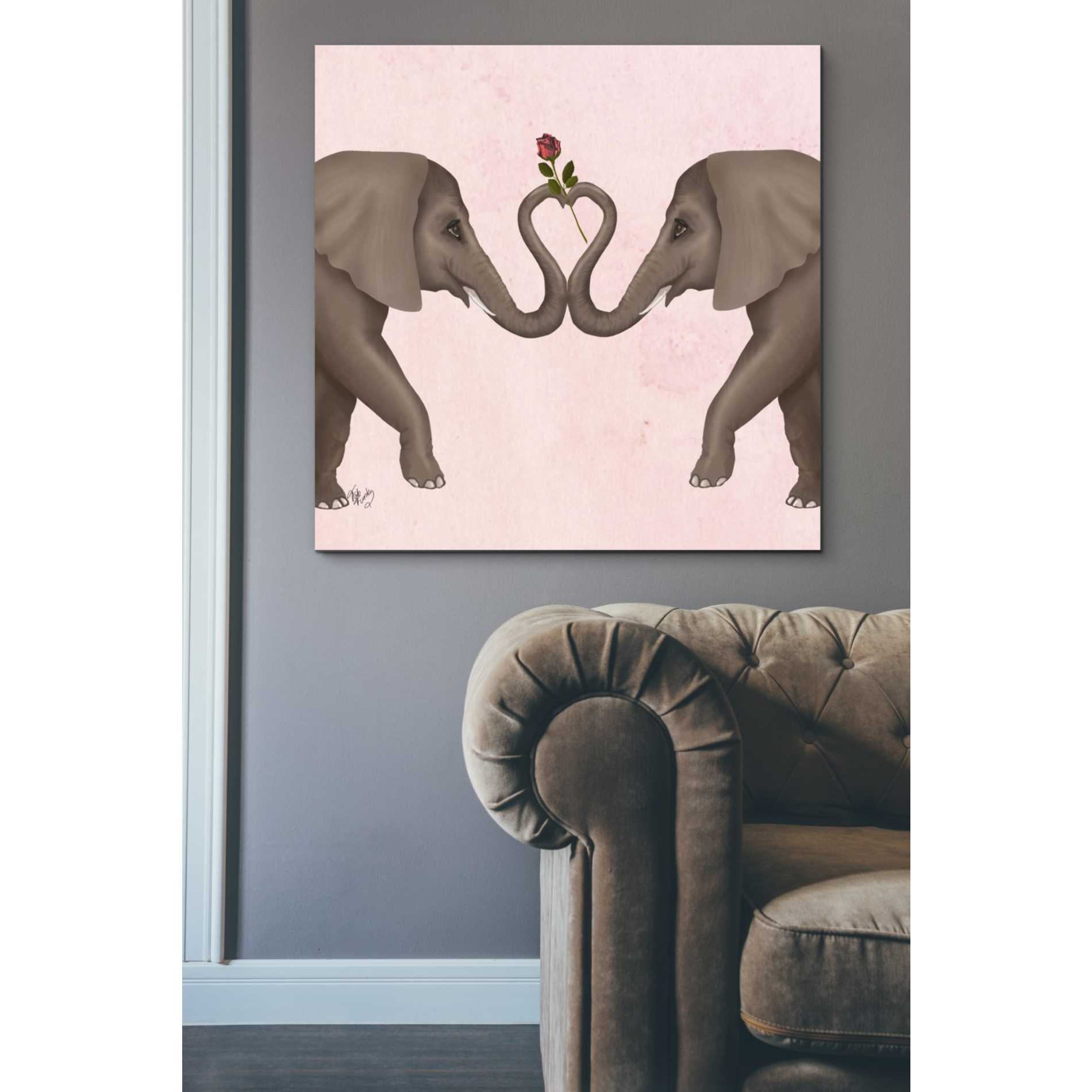 'Love is in the Air Collection C' by Fab Funky Giclee Canvas Wall Art
