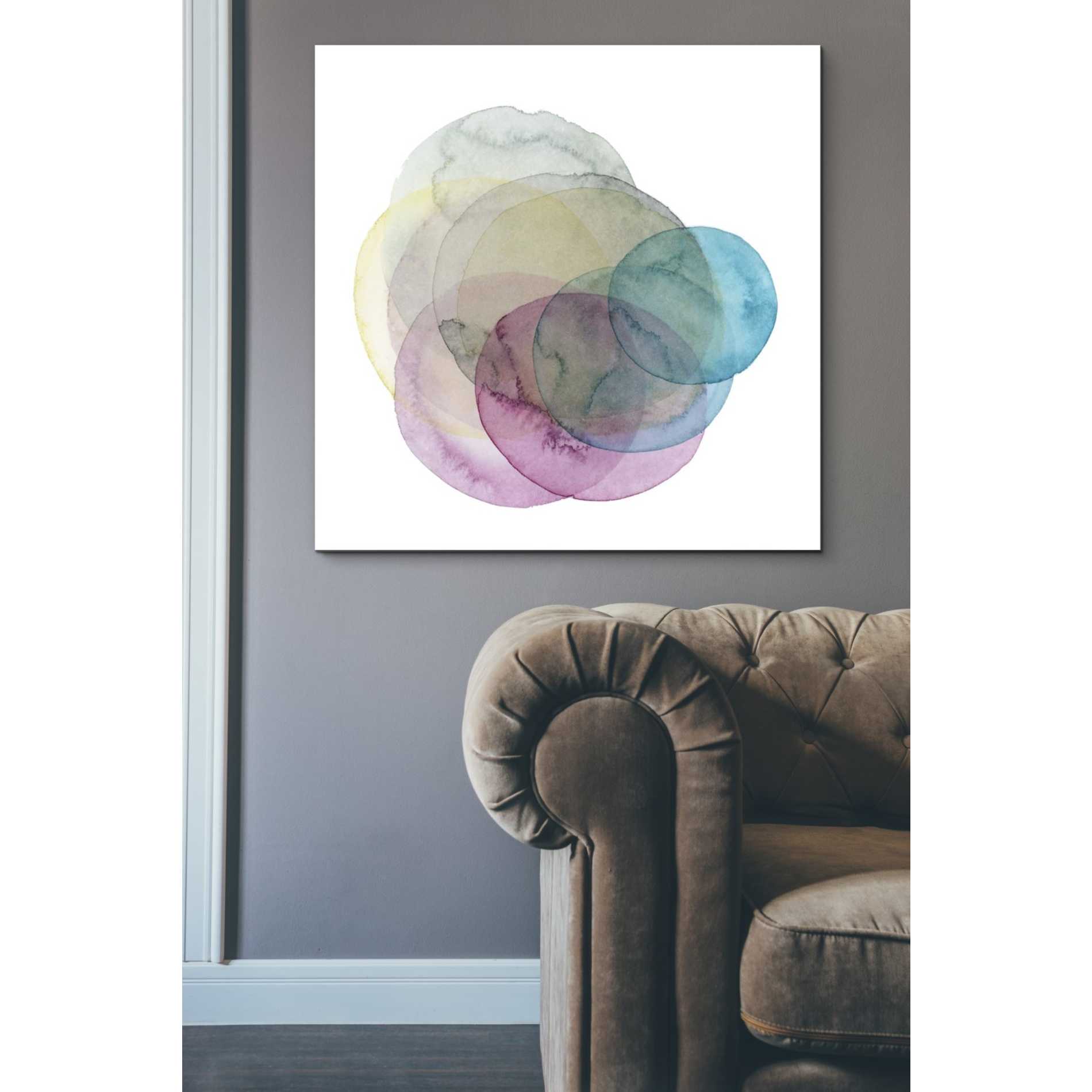 'Evolving Planets II' by Grace Popp Canvas Wall Art,37 x 37