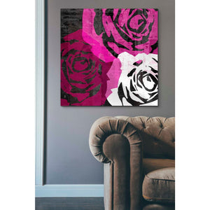 'Bloomer Squares VI' by James Burghardt Giclee Canvas Wall Art