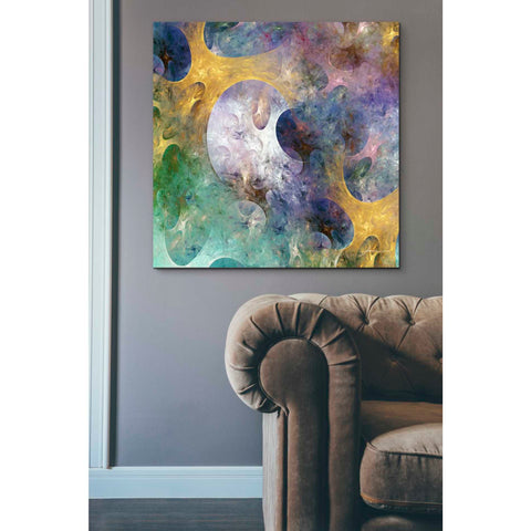 Image of 'Lunar Tiles I' by James Burghardt, Canvas Wall Art,37 x 37