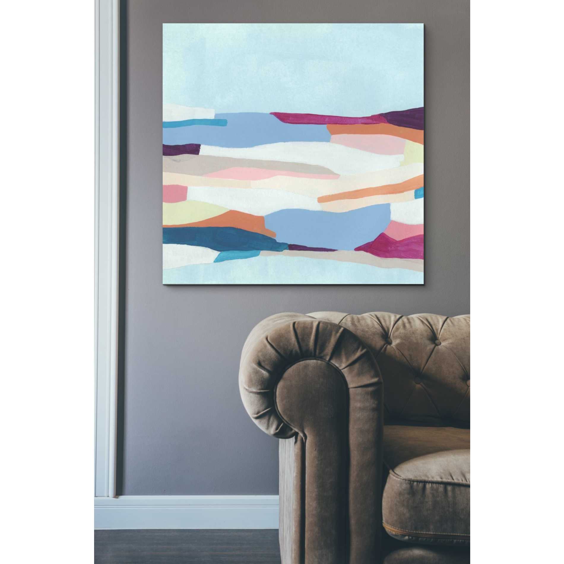 'Stratascape I' by June Erica Giclee Canvas Wall Art