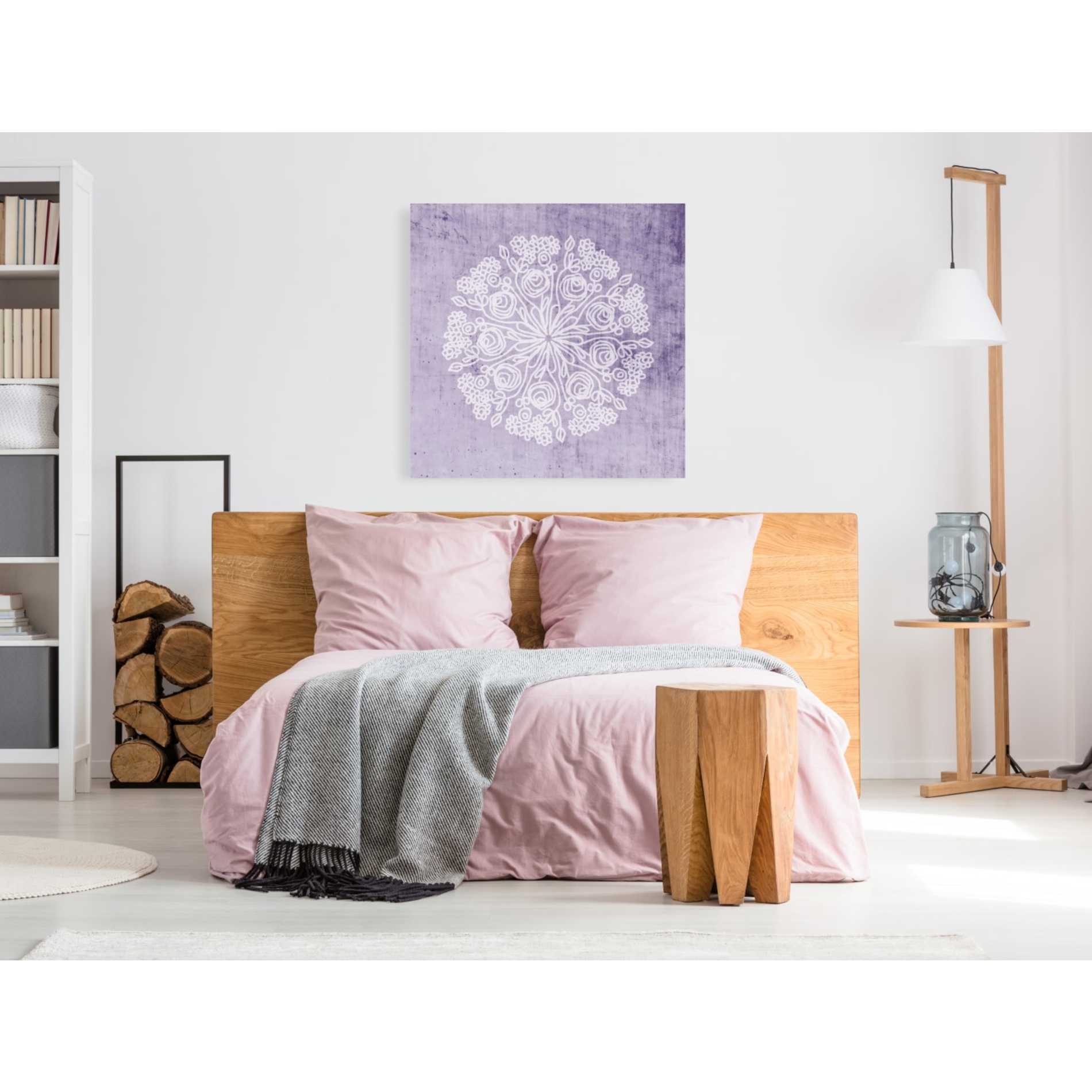 'Mandala I' by Linda Woods, Canvas Wall Art,37 x 37