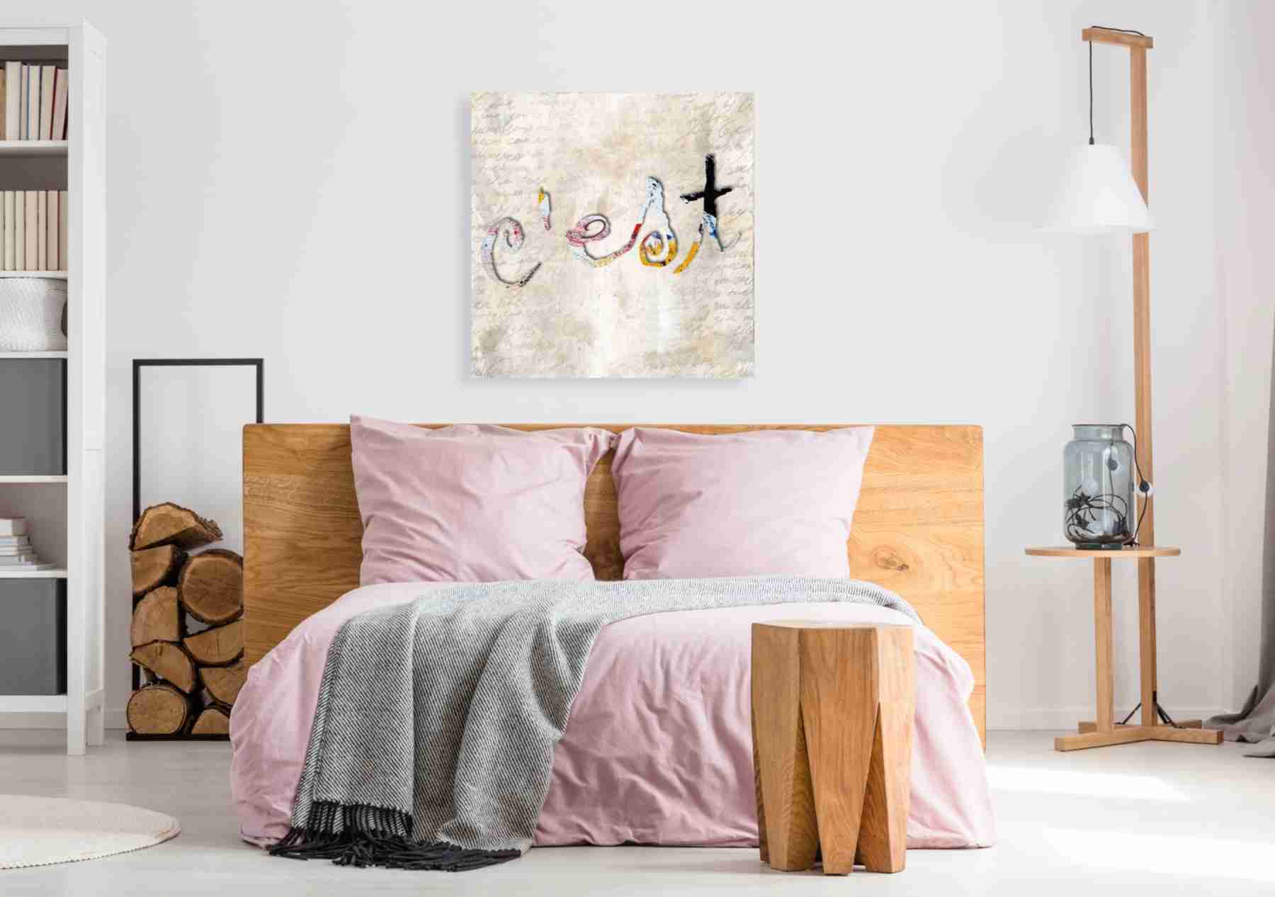 'C'est' by Karen Smith, Canvas Wall Art,37x37