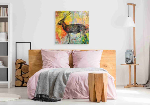 Image of 'Arty Beast 2' by Karen Smith, Canvas Wall Art,37x37